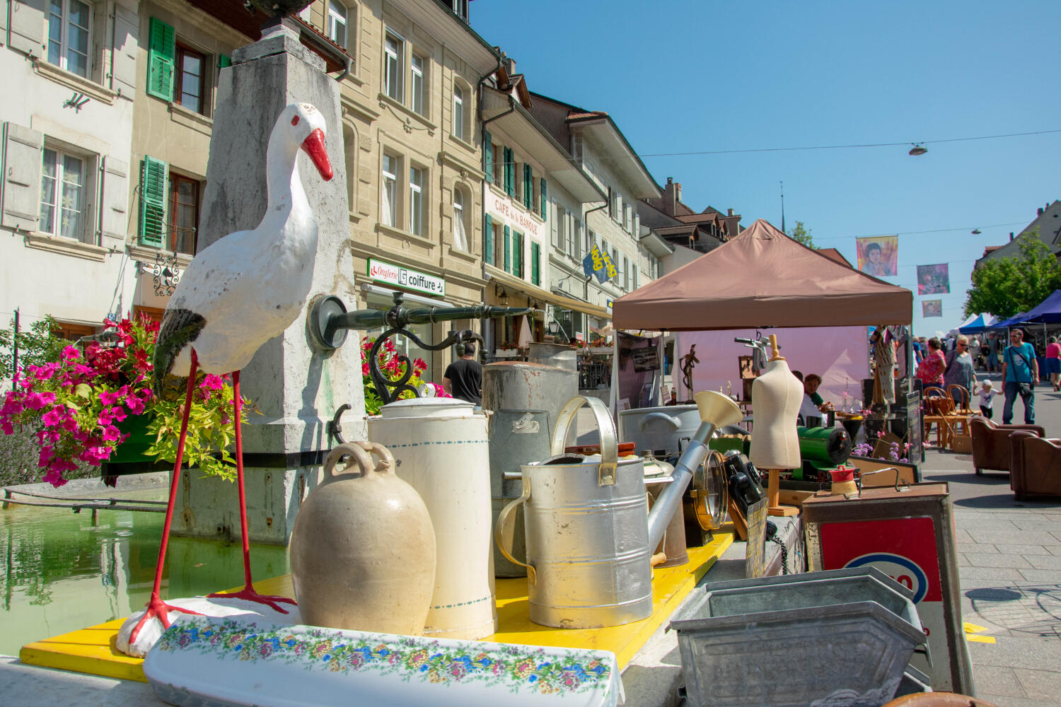 Seconhand and antiquities market in Avenches