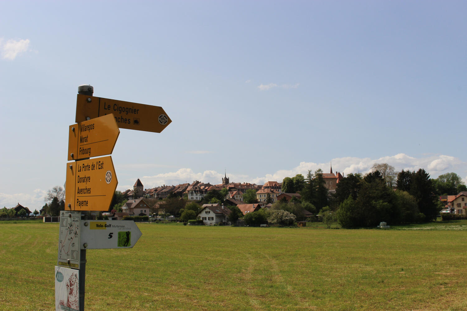 Avenches-Morat / via the lake