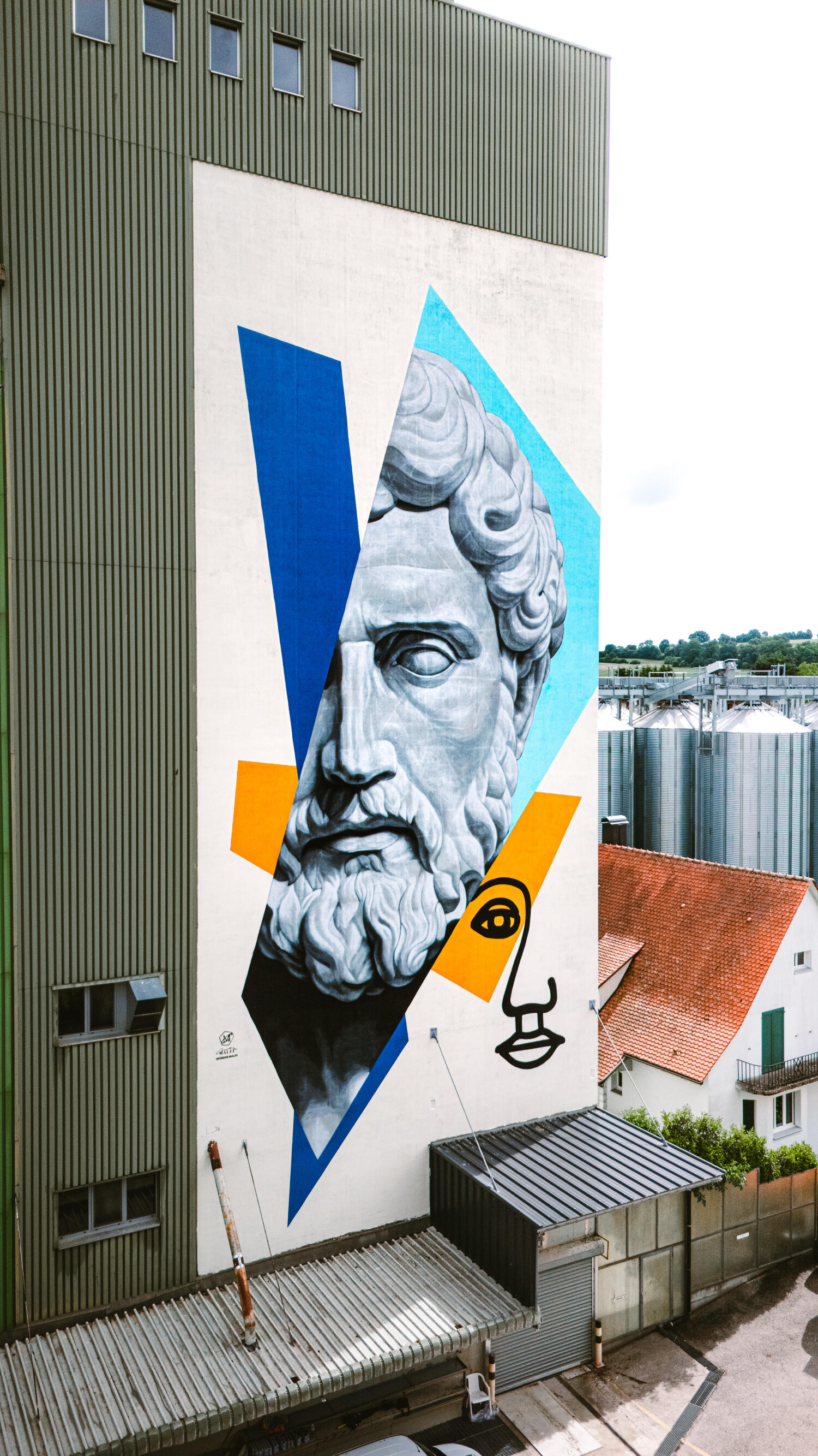 Marcus Aurelius – Fresco by César Malfi