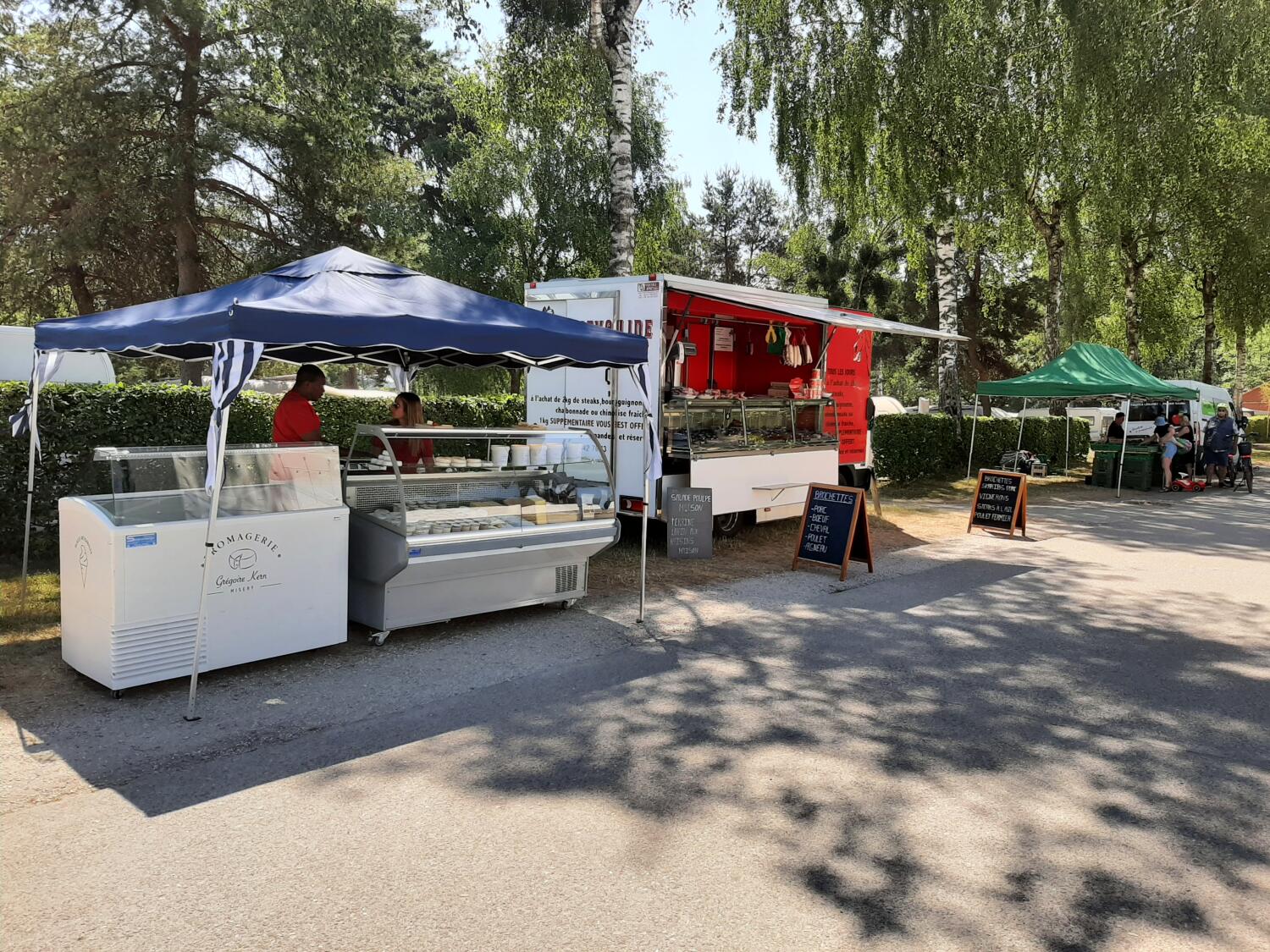 Marché d’été au Camping Plage Avenches